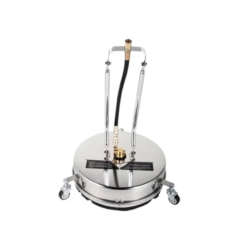 16 18 Inch Surface Cleaner Twin Rotary Arm 4000PSI 1/4" QC Stainless Steel Pressure Washer Decks Cleaning Machine(18 Inch)