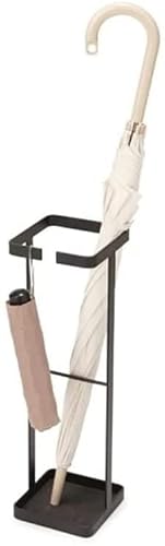 LASEVE Umbrella Stand, Garden Metal Umbrella Stand Outdoor House Entrance Umbrella Stand Parasol Design Home Garden (Color : Black, Size : One Size)