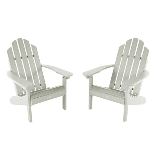 highwood Classic Westport Adirondack Chairs, 2-Piece Set, Eucalyptus