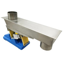 INTBUYING GZV-3F Electromagnetic Vibrating Feeder Closed-Type Shaking Feeding Machine 110V with Controller Vibrating Feeder for Transport Granular and Powdery Materials