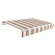 Awntech 20' Maui Right Motor (20' x 10') Retractable Patio Awning, Brown/Tan/Terracotta Multi