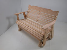 Kilmer Creek 4 Foot Cedar Outdoor Porch Glider, Amish Crafted
