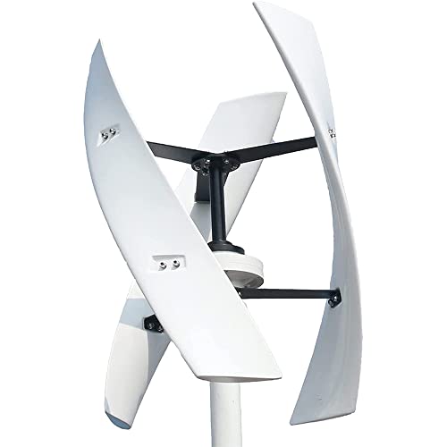 3000W No Noise Vertical Wind Turbine Generator, Portable Wind Power Turbine Generator Kit with Controller Suitable for Residential Power Generation(24V),48v