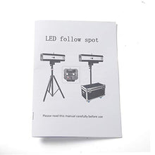 Spot Light TBVECHI 200W LED Follow Spot Light Manual Control Portable FollowSpot Night House Party with Stand for Get Together, Wedding, Annual Meeting, Late Feast