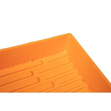 SUNPACK 10" x 20" Mega Plastic Seed Starting Tray, Orange, 2.5" (Pack of 30) - No Drainage Holes, Ideal for Greenhouses or Indoor Gardening - Made of Thick, Strong Plastic
