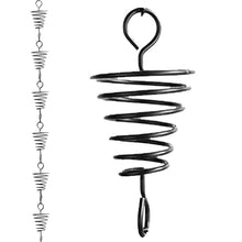 DFTDFYXYRain Chain Outdoor Rain Chains Movable Rain Catcher Chain Stainless Steels Adjustable Hanging Rain Chains Living Wind with Hook and Holder for Eaves Drainage, Outdoor Decor,8m(26.2ft)