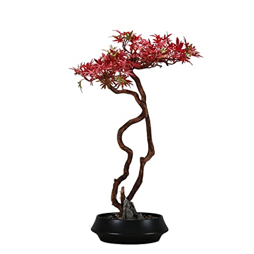 YXIANG56Q Fake Plants 24'' Large Artificial Bonsai Tree, Fake Plants Ceramic Potted Bonsai Tree Decoration for Home Office Kitchen Farmhouse Indoor and Outdoor Bonsai Tree