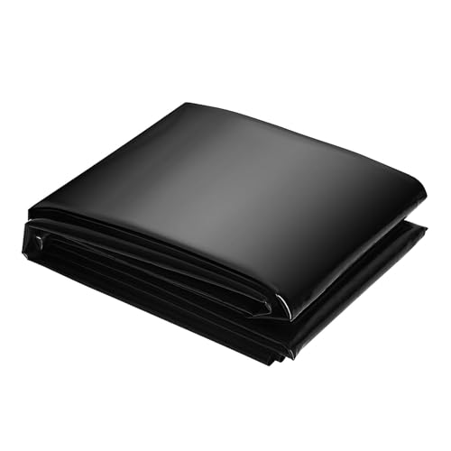 PLOZINDA Pond Liner Small Pond Liner, Multi Size Koi Pond Liners, Fish Pond Liner Glue 18mil, for Garden Pond Reservoir, Easy to Use (Color : 18mil, Size : 16x50m/52.48x164ft)