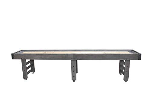 Playcraft Saybrook Midnight Shuffleboard Table Midnight Charcoal Gray 12