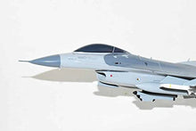 Squadron Nostalgia LLC Lockheed Martin F-16 Fighting Falcon 62d Fighter Squadron 18" Mahogany Scale Model Multicolor