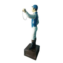 Classic Lawn Jockeys Blue Garden Statue Lawn-Jockey, 36" Height