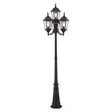 Livex Hamilton 4 Light Outdoor Post Fixture Bronze