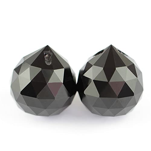 JUIYU Chandelier Crystal Prisms Pendants Crystal Glass Ball Faceted Gazing Ball Crystal Sphere Prisms Hanging Suncatcher Crystals Lighting Lamp Replacement Parts (Color : 20mm 260pcs)