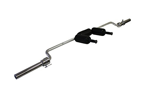 Ader Sporting Goods Safety Squat Olympic Bar Chrome