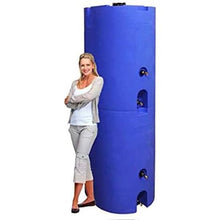 WaterPrepared 160 Gallon Stackable Utility Water Tank, Blue