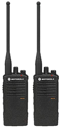 Motorola RDU4100 2 Pack Business Two-Way Radios 10 Channels 4 Watts UHF Renewed Black