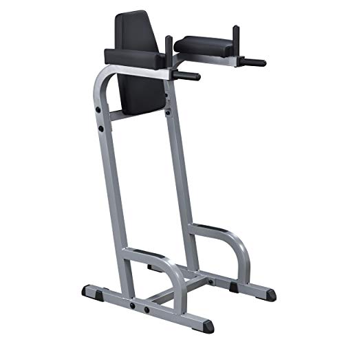 Body-Solid GVKR60 Vertical Knee Raise with Dip Station Grey/Black