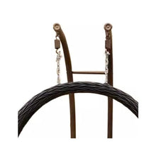 LIAN16PENG Wicker Chairs High End Hanging Basket Household Balcony Double Pole Hanging Chair Hammock Chlorophytum Comosum Hanging Chair Indoor Swing Patio Chair