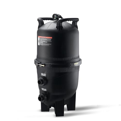 VEVOR 2026 Pro Cartridge Pool Filter Tank & Element for Above Ground & Inground Pools, Large 420-425Sq. Ft Cleaner System Compatible W/Pumps 1 to 3 HP| Up to 13393 GPH |for Pools Up to 107147 Gallons