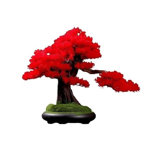 YXIANG56Q Fake Plants Living Room Simulation Plant Bonsai Indoor Greenery Potted Plants Large Fake Tree Desktop Landscape Decoration Ornaments Bonsai Tree