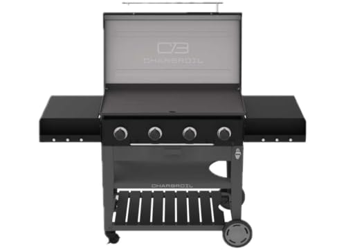 Charbroil 138899 36 in. 4 Burner Griddle Cart - Black