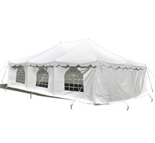 Party Tents Direct 20' x 30' Weekender Canopy Tent with Sidewalls Heavy Duty White