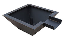Custom Install Parts 24-Inch Rustic Black Waterfall Column