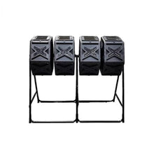 Outdoor Tumbling Composter, Garden Compost Bin 74 Gallon (280L) Large with Sliding Doors, 360° Tumbling Design, Large Composting Bin for Backyard, Garden, Patio