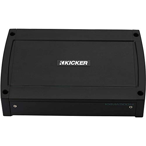 KICKER 10-Inch Premium Marine Subwoofer & 4-Channel Amplifier Bundle