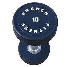 French Fitness Urethane Round Pro Style Dumbbell Set (5-50 lbs)