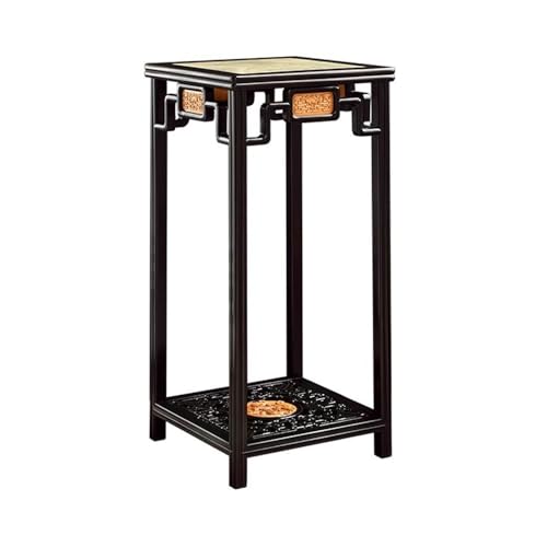 M3b6G8p1 bonsai pot stand Openwork Carving Redwood Display Rack