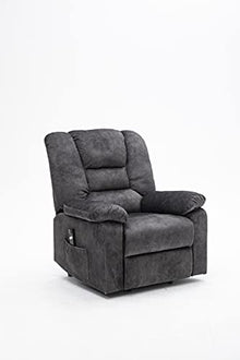 FANYE Electric Power Lift Chair for Elderly with Massage and Heat Dark Gray