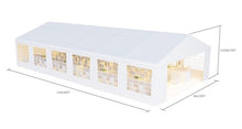 AMERICAN PHOENIX Heavy Duty 40x20 Party Tent Canopy for Weddings and Events White
