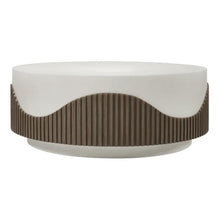 Seasonal Living Provenance Signature FRP Round Coffee Table in Limestone