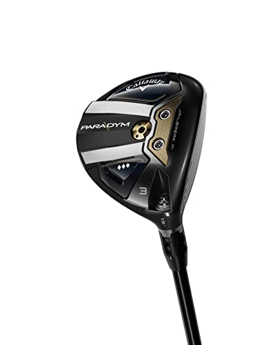 Callaway Golf 2023 Paradym TD Fairway Wood Left Hand Kai'li 70G Shaft Extra Stiff Flex 3 Wood Black Silver