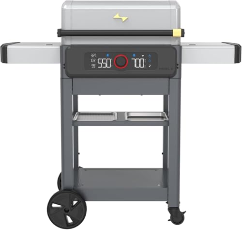 Current® Model G Dual Zone Smart Electric Grill, Moon Dust