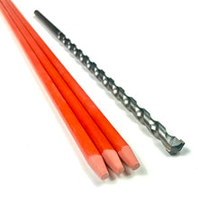 Polar Snow Products 2000 Pack 48 Inch Driveway Markers with 12" Install Drill Bit Orange