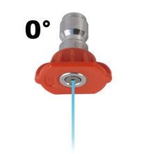 400 Pack of Erie Tools 4.5 Stainless Steel Orifice 0 Degree 1/4in. Quick Connect 4000 PSI High Pressure Washer Spray Nozzle Tips