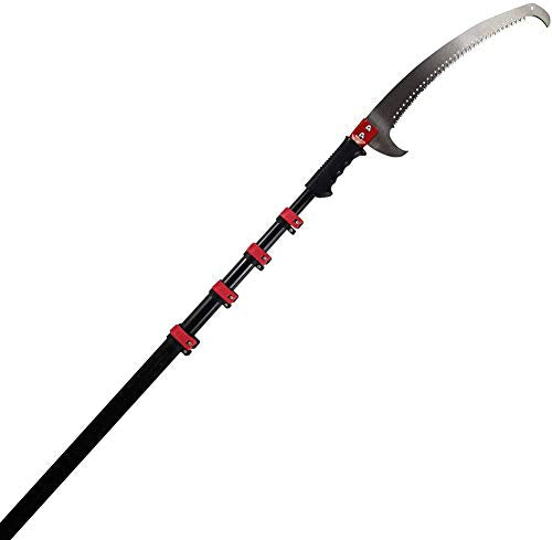 DFEDHF Telescopic Pole Saw 18/24 Ft Extendable Telescopic Landscaping Pole Saw for Pruning and Trimming Branches and Leaves (7.2M)