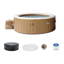 INTEX PureSpa 6 Person Inflatable Hot Tub with Energy-Efficient Spa Cover