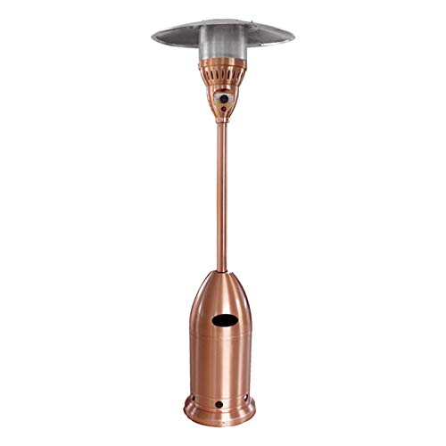 AIZYR Floorstanding Liquid Propane Patio Heater, Stainless Steel Propane Patio Heater for Outdoor Camp BBQ Parties