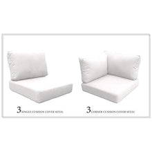 TK Classics High Back Cushion Set for Barbados-07B Sail White