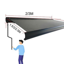 RNQZ Electric Retractable Awning with Lights, Patio Door Window Awning, Sunshade Shelter with Remote Control,Outdoor Canopy Patio Door Window Sunshade Shelter,with Lights,2X1.5M