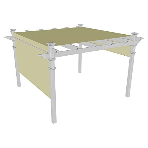 Vita Monterey 12' x 12' Vinyl Pergola White