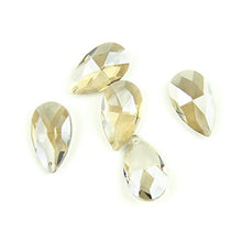 38mm/50mm/63mm/76mm/89mm Cognac Tear Drop Glass Crystal Prism DIY Pendant Chandelier Jewelry Suncatcher Spacer Faceted,50mm 100pcs