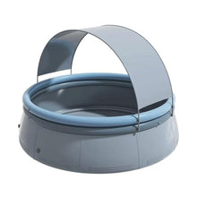 Sunshade Inflatable Circular Mesh Swimming Pool for Children and Adults, Large Family Swimming Pool(3.6M)