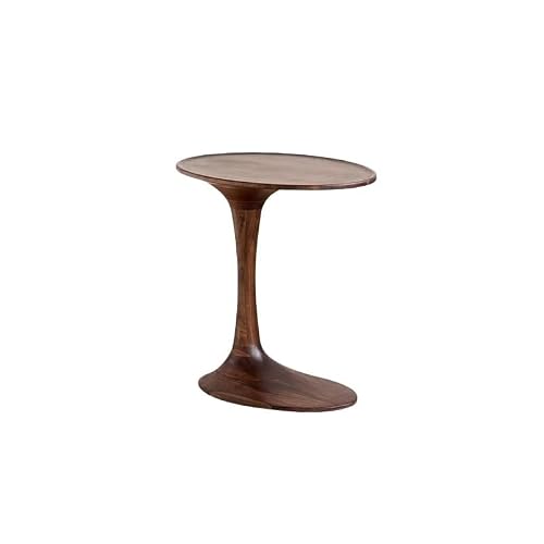 Chicken Couch End Table Wooden Side Table Sofa Corner Round Side Table Small Coffee Table Bedroom Bedside Table Corner Tables for Living Room
