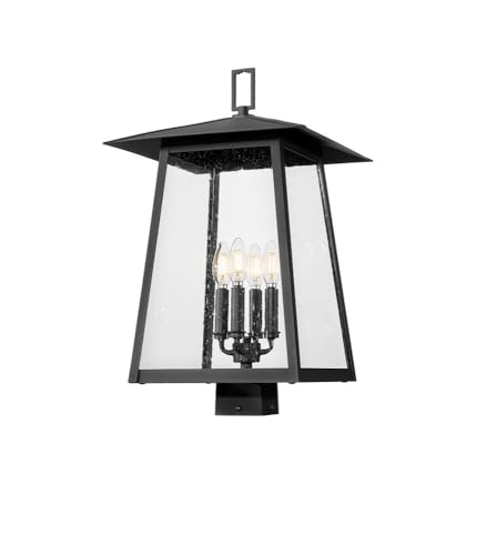 Z-Lite 5015PHBS Rainer 4 Light 23" Tall Post Light - Black