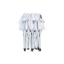 TOOLPORT 10x15 ft PES 750 Pop Up Canopy Tent, Steel, Black