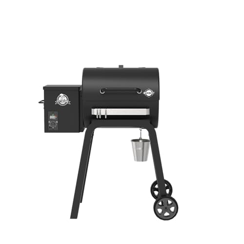 Pit Boss 500 Carbon Series Wood Pellet Grill & Smoker with LCD Digital Controller, 543-Sq. In. Cooking Space, 180°F to 500°F Temperature Range, Meat Probe, 13.5 lb. Pellet Hopper, Black